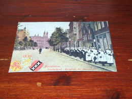 77120-            AMSTERDAM, VOORBURGWAL, TERUGKEER DER WEESMEISJES - CA. 1900 - Amsterdam