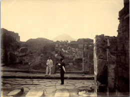 Photographie Photo Vintage Snapshot Amateur Italie Italia Pompei - Places