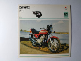 KAWASAKI 350 S 2 1972 Japon Fiche Technique Moto - Sports