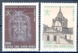 1998 Vaticano, Ostensione Della Sindone, Serie Completa Nuova (**) AL FACCIALE - Unused Stamps