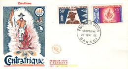 732179 MNH CENTROAFRICANA 1965 ESCULTISMO - Centrafricaine (République)