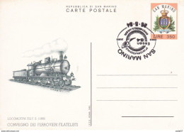 San Marino 1983 Spec. Canc. - Trains
