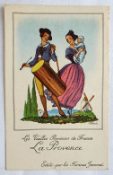 CHROMO FARINES JAMMET LES VIEILLES PROVINCES DE FRANCE LA PROVENCE Illustration Jean Droit - Autres & Non Classés