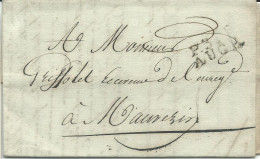 FRANCE MARQUE P.31.P. AUCH POUR MAUVEZIN DE 1811 LETTRE COVER - 1801-1848: Vorläufer XIX