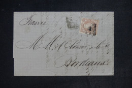 ESPAGNE - Lettre Pour Bordeaux En 1871 - L 153031 - Storia Postale