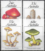 1981 Australia Fungi 4v. MNH Michel. N. 762/65 - Altri & Non Classificati