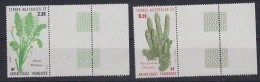 TAAF 1986 Plants 2v (margin))  ** Mnh (60028) - Unused Stamps