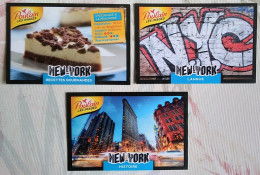 Lot De 3 Images Poulain. NEW YORK. ( A3. 009) - Cartes Cadeaux