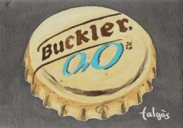 I6-113 Litografía Cerveza Buckler Netherlands. The Invertium Collection. - Advertising