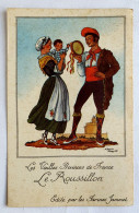 CHROMO FARINES JAMMET LES VIEILLES PROVINCES DE FRANCE LE ROUSSILLON Illustration Jean Droit - Sonstige & Ohne Zuordnung