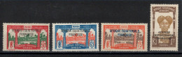 Gabon - YV 103 / 103A / 104 / 105 N* MH , Partie Centrale De Série , Cote 13,50 Euros - Unused Stamps