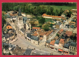 AC79 80  SOMME  CONTY PLACE DU GENERAL DE GAULLE VUE AERIENNE EN 1987 - Conty