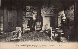 37 , Cpa  MONTRESOR , 37 , Le Chateau , Le Fumoir (04341.S2) - Montrésor