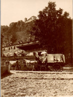 Photographie Photo Vintage Snapshot Amateur Calèche Diligence Fiacre Carriole  - Trains