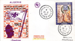 732181 MNH ARGELIA 1967 12 JAMBOREE MUNDIAL EN IDAHO - Algerien (1962-...)