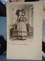 Cpa Salutations D'Alsace - Gruss Aus Dem Elsass -carte Précurseur, Non écrite. - Alsace