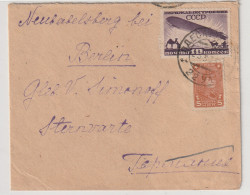 Sowjetunion: 1933: Brief Nach Berlin Mit Zeppelinmarke - Covers & Documents