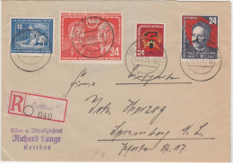 16/1 Deutschland Umschlag DDR 1951 RECO  MI#293-295-297 SPREMBERG - Lettres & Documents