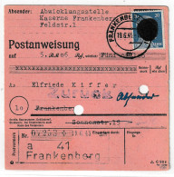 Sächsische Schwärzung Frankenberg Auf Postanweisung - Other & Unclassified