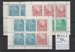 DDR: Heftchenblätter 4-6 A, ** (MNH) - Postzegelboekjes