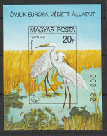 Ungarn - Block Europ. Naturschutz, Geschnitten, Postfrisch (MNH) - Otros & Sin Clasificación