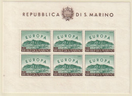 San Marino - Europa-Marke 1961 Im Kleinbogen, Postfrisch (MNH) - Altri & Non Classificati