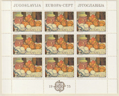 Jugoslawien - II. Auflage: Europa-Ausgabe 1975 Im Kleinbogen, Postfrisch (MNH) - Altri & Non Classificati