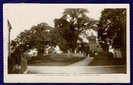 Ref 1656 - 1911 Postcard - Balfron Parish Church Stirlingshire Village With Belfron Station Postmark To New Zealand - Stirlingshire