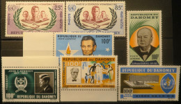 R2452/1857 - DAHOMEY - 1965/1966 - POSTE AERIENNE - N°30 à 36 NEUFS**/* - Benin – Dahomey (1960-...)