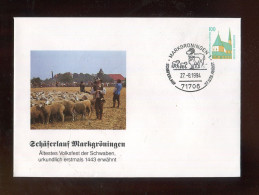 "BUNDESREPUBLIK DEUTSCHLAND" 1994, Privatganzsachenumschlag "Schaeferlauf Markgroeningen", SSt. (B2168) - Buste Private - Usati