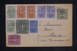 AUTRICHE - Entier Postal + Compléments De Pressbaum Pour Paris En 1922 - L 153037 - Cartes Postales