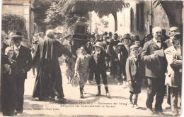 FR66 ARLES SUR TECH - Bernicat - Cliché Puech - Procession Des Saint - Abden Et Sennen - Animée - Belle - Bergbau