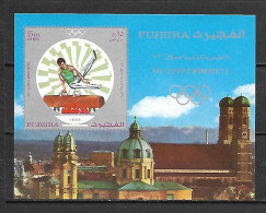 Fujeira 1971 Olympic Games, MUNICH IMPERFORATE MS MNH - Sommer 1972: München