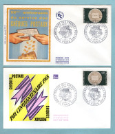 FDC France 1968 - Centenaire Des Chèques Postaux - YT 1554 - 75 Paris - 1960-1969