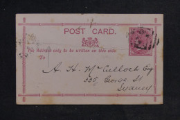 NEW SOUTH WALES - Entier Postal Pour Sydney En 1879 - L 153038 - Covers & Documents