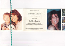 Diane De Souter (Heist-op-den-Berg 1964) En Stef De Souter (Bonheiden 2008), Leuven 2013. Foto - Décès