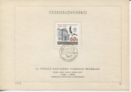 Tschechoslowakei # 1934 Ersttagsblatt Kaschauer Programm Kosice - Brieven En Documenten