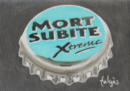 I6-122 Litografía Cerveza Mort Subite Belgium. The Invertium Collection. - Advertising