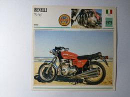 BENELLI 750 Sei 1973 Italie Fiche Technique Moto - Sport