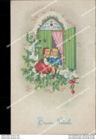 Cc531 Cartolina Augurale Bambini Children Buon Natale - Autres & Non Classés
