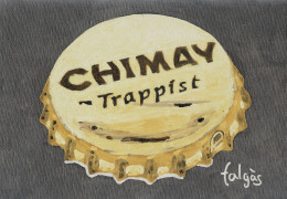 I6-123 Litografía Cerveza Chimay Belgium. The Invertium Collection. - Advertising