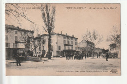 CP 30 PONT ST ESPRIT Avenue De La Gare - Pont-Saint-Esprit