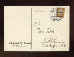 "DEUTSCHES REICH" 1931, Postkarte Mit Stegstempel "SANCT PETER", Rueckseits Zudruck "Trinkeier" (B2170) - Cartas & Documentos