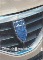 Romania - Pitesti - DACIA - Carnet De Intretinere - Publicités