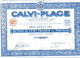 CALVI - PLAGE - Tourisme