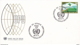 VN 1971 FDC UPU - Brieven En Documenten