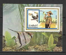 Fujeira 1972 Scouting - Birds MS MNH - Fudschaira