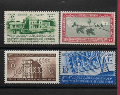 Egypte - Egypt 4 Stamps 1927- 53 MH* - Ongebruikt