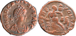 ROME - Nummus AE4 - ARCADIUS - SALVS REIPVBLICAE - QUALITE - 20-105 - La Caduta Dell'Impero Romano (363 / 476)