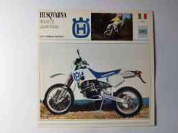 HUSQVARNA HVA 610 Pidoux 1991 Fiche Technique Moto - Sport